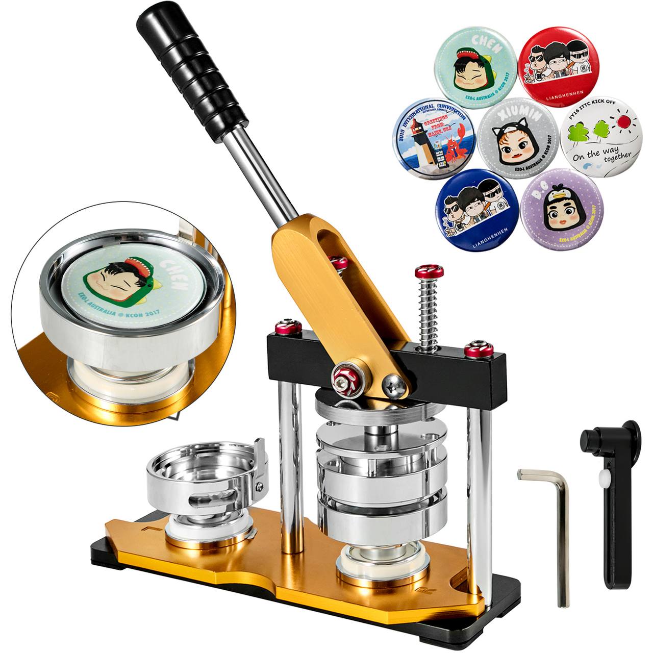 VEVOR Badge Press من متجر الطابعات الفاخر